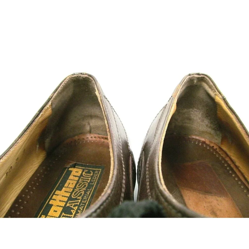 Gotthard Classic Lace Up Brown Leather Vintage Shoes Mens Size US 10